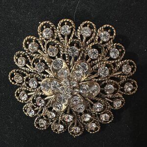Vintage Crystal Brooch